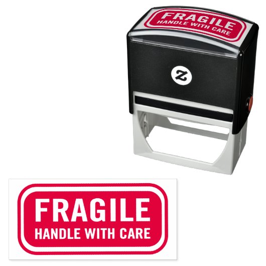 Fragile Handhabung Permastempel (Beispiel)