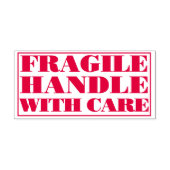 FRAGILE Handle With Care Fragile Parcel Delivery Permastempel (Design)