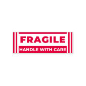 Fragile (Handle with Care Order) Business Office Permastempel (Design)