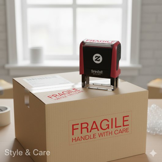 FRAGILE - HANDLE WITH CARE PERMASTEMPEL