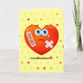 Fragile Herz, Grüße Karte (Vorderseite)