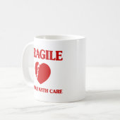 Fragile Herzinsuffizienz Kaffeetasse (Vorderseite Links)