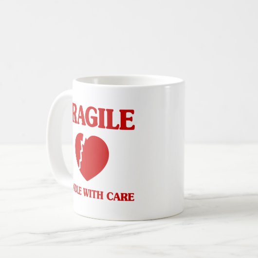 Fragile Herzinsuffizienz Kaffeetasse (Vorderseite Links)