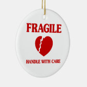 Fragile Herzinsuffizienz Keramik Ornament (Rechts)