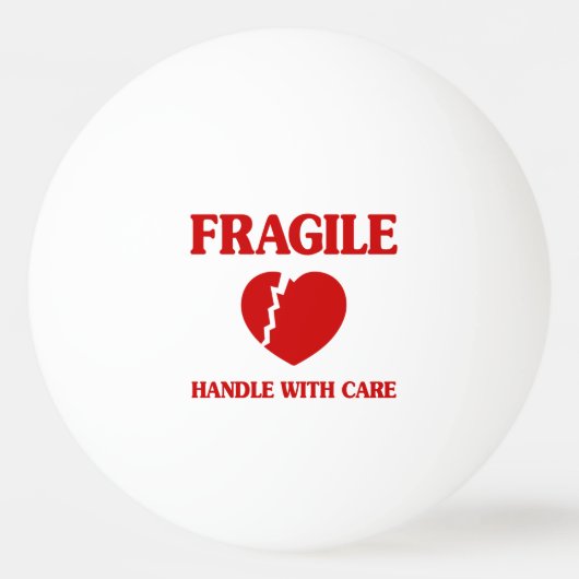 Fragile Herzinsuffizienz Tischtennisball (Vorderseite)