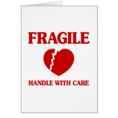 Fragile Herzoperation mit Care Card (Vorne)