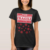 Fragile Jahrtausende, mit vorsichtigen Schneeflock T-Shirt (Vorderseite)
