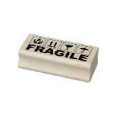Fragile, kleine Unternehmen Gummistempel (Stempel)