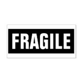 Fragile Mailing Gummistempel (Prägung)