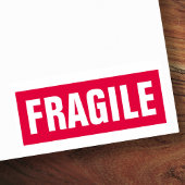 Fragile Mailing Permastempel