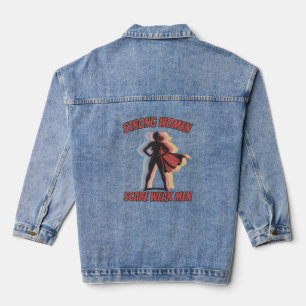 Fragile Männlichkeit Starke Frauen Pflegeschwäche Jeansjacke