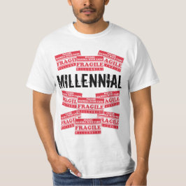 Fragile Millenniums-Labels, bitte mit Vorsicht umg T-Shirt