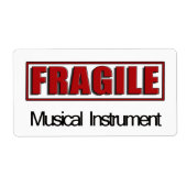 Fragile Musikinstrumentelle (Vorne)