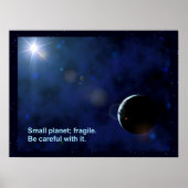 Fragile Planet Poster (Vorne)
