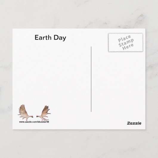 Fragile Planet Postkarte (Rückseite)