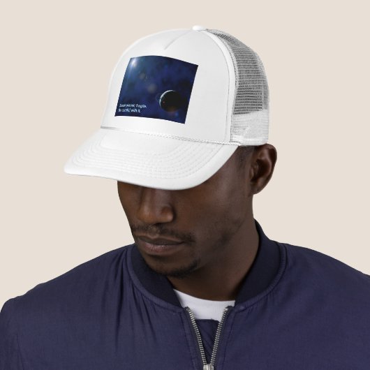 Fragile Planet Truckerkappe (Beispiel)