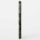 Fragile Rose. Blumenmuster auf schwarz Case-Mate iPhone Hülle (Hinten/Links)