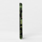 Fragile Rose. Blumenmuster auf schwarz Case-Mate iPhone Hülle (Hinten/Links)