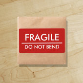 Fragile / Rotes Fett-Mailing nicht beilegen