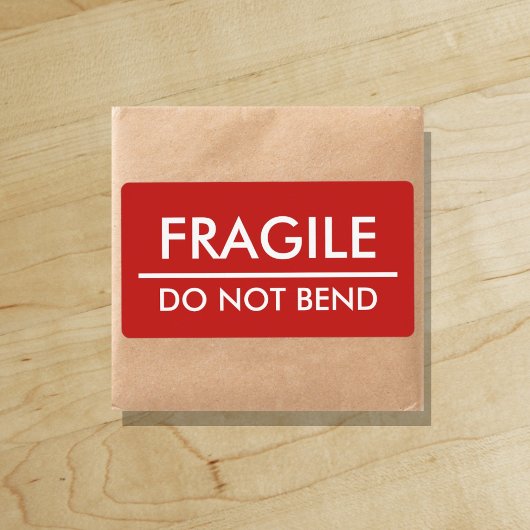 Fragile / Rotes Fett-Mailing nicht beilegen