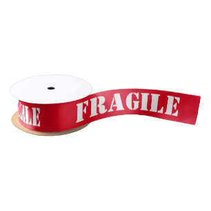 Fragile Schifffahrt Satinband