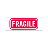 Fragile, selbstfärbende Briefmarke Permastempel (Design)
