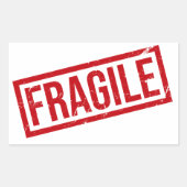 FRAGILE Shipping Labels | Handle With Care Sticker (Vorderseite)