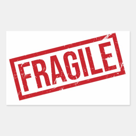 FRAGILE Shipping Labels | Handle With Care Sticker (Vorderseite)