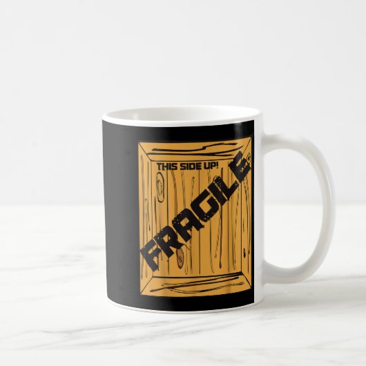 Fragile Shirt Halloween Christmas Costume Movie Sh Kaffeetasse (Rechts)