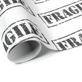 Fragile Vintage Umhüllungspapier Geschenkpapier (Rolleneckpunkt)
