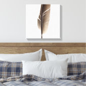 Fragile weiße Feder Leinwanddruck (Insitu (Schlafzimmer))