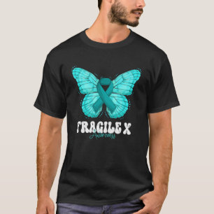 Fragile X Sensibilisierungsmonat Aquamariner Multi T-Shirt