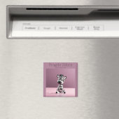 Fragile Zebra: Mit Vorsicht umgehen Magnet (In Situ (Geschirrspüler))
