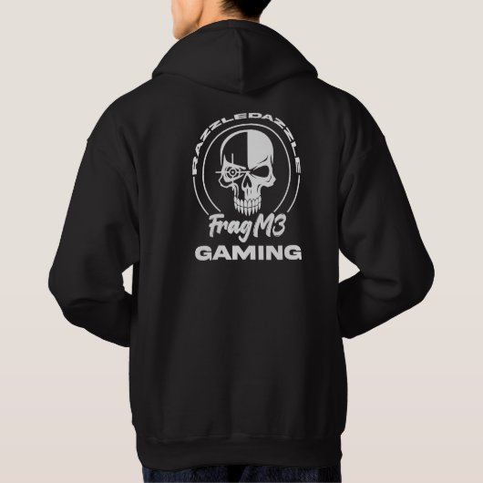 FragM3 Gaming Personalisiert RazzleDazzle Hoodie (Rückseite)