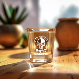 FragM3 Gaming RazzleDazzle Shot Glass in Weiß Schnapsglas