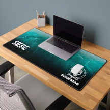 FragM3 Gaming Team Six Black Ice Desk Mat