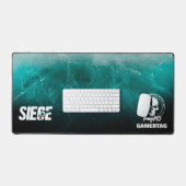 FragM3 Gaming Team Six Black Ice Desk Mat Schreibtischunterlage (Tastatur & Maus)