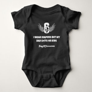 FragM3 Team Six Baby Bodysuit Baby Strampler