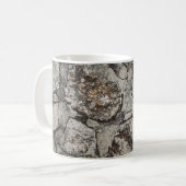 Fragment aus schwarzem und grauem Stein Kaffeetasse (Vorderseite Links)