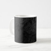 Fragment aus schwarzem und grauem Stein Kaffeetasse (Vorderseite Links)