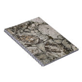 Fragment aus schwarzem und grauem Stein Notizblock (Rechte Seite)