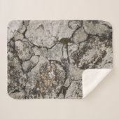 Fragment aus schwarzem und grauem Stein Sherpadecke (Vorderseite (Horizontal))