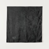 Fragment aus schwarzem und grauem Stein Wandteppich (Vorderseite (Horizontal))