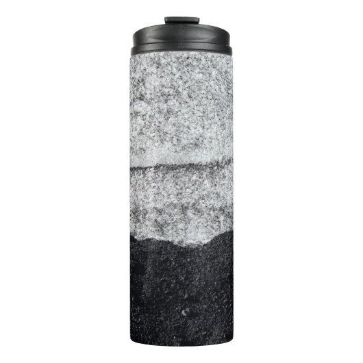 Fragment aus weißem und blauem Stein Thermosbecher (Vorderseite)