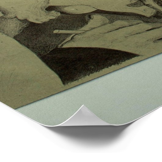 Fragment d'Arts Detail Roll by Pascale Baud Poster (Ecke)