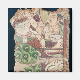 Fragment, das ein buddhistisches Paradies Magnet