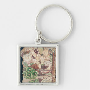 Fragment, das ein buddhistisches Paradies Schlüsselanhänger