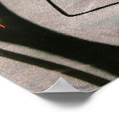 Fragment der Berliner Mauer Poster (Ecke)