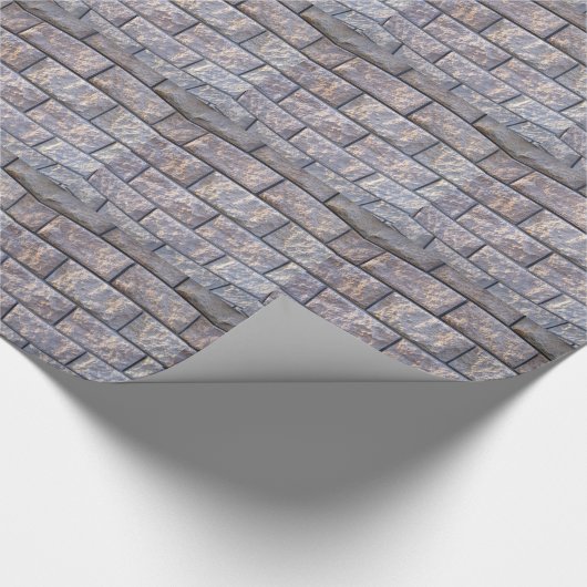 Fragment der Wand der großen grauen Geschenkpapier (Ecke)