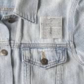 Fragment des Buchstaben geschrieben von Button (Beispiel)